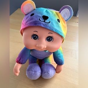 CABBAGE Patch DOLL Teddy BEAR Costume TIE DYE Purple